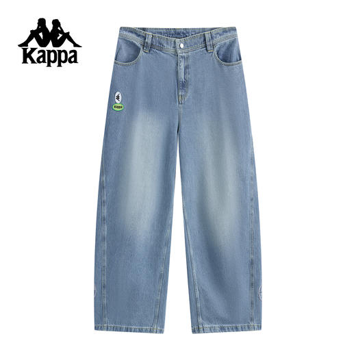Kappa  2025新款秋季宽松直筒裤牛仔裤 情侣款KPCIDAX81 商品图0