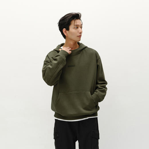 森马连帽卫衣男冬季发热抑菌oversize松弛感基础百搭休闲上衣青年 商品图2