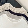 老米优品🎈3-5天！ 《天丝亚麻🍃条纹/纯色 针织tee》慵懒舒适，轻松入秋~T250902A 商品缩略图3