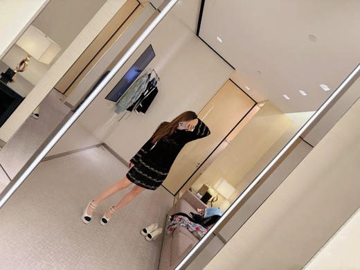 香奈儿25早秋长袖连衣裙 订织订染美利奴进口面料（TM） 商品图5