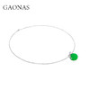 GAONAS  君子豹变 时尚贵气豹子绿项链11554DG 商品缩略图1