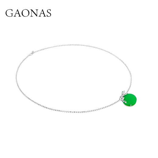 GAONAS  君子豹变 时尚贵气豹子绿项链11554DG 商品图1