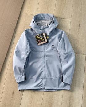 凯乐石滑雪软壳系列!户外运动连帽冲锋衣刺绣款 立体剪裁 户外运动日常通勤情侣软壳外套