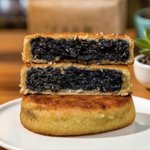 热卖！观徽 “徽州手作非遗月亮的饼” 中秋酥皮月饼 菜油/麻油/茶油 3种口味 500g*2盒 商品图9