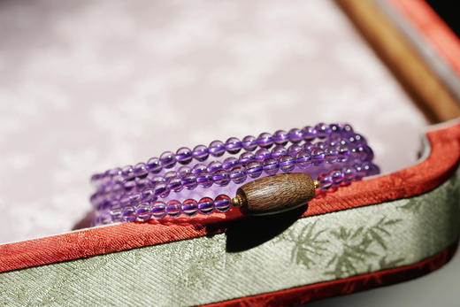 紫水晶沉香手链 商品图9