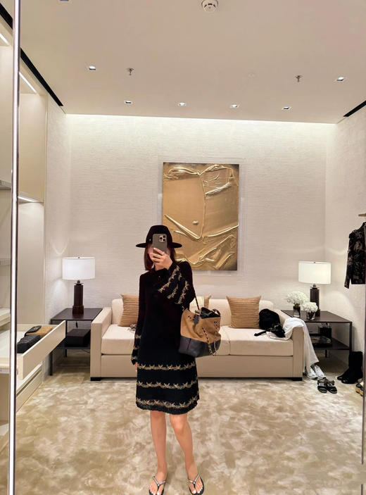 香奈儿25早秋长袖连衣裙 订织订染美利奴进口面料（TM） 商品图6