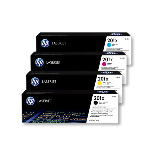 惠普（HP）原装201A硒鼓黑色CF400A硒鼓彩色CF401A CF402A适用M252n M252dw M274n M277n M277dw打印机粉盒CF400X 商品图1