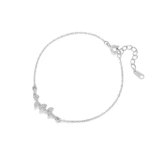 【三生有幸】S925纯银杏叶手链【YXS-L1148】 商品图4