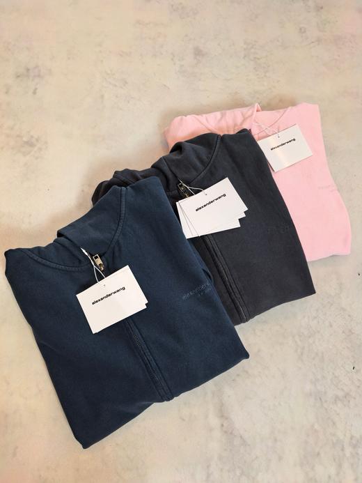 lexanderwang大王25ss新款徽标字母拉链连帽外套，三个色 经典耐看 上身轻便。 商品图5