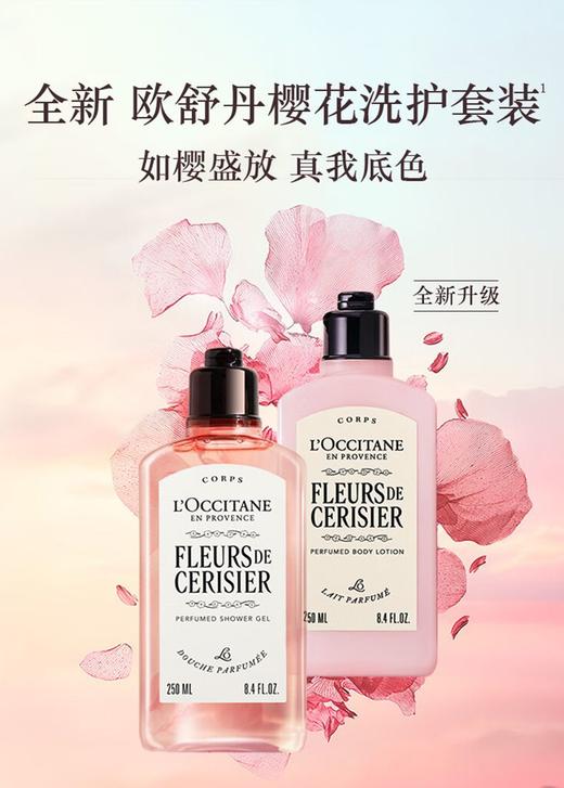 [小滋心选]【活动价￥109.9/瓶 179.9/2瓶】欧舒丹樱花洗护套装 商品图1