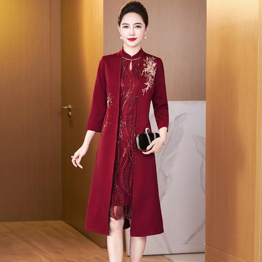 LC 2527婚宴装高端礼服旗袍裙 商品图2