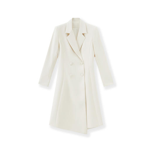 「高货wl」全新升级【铂金会员358/天猫479/差价121】(02459)洛诗琳气质通勤知性连衣裙2025秋季优雅收腰显瘦西装裙女 商品图4