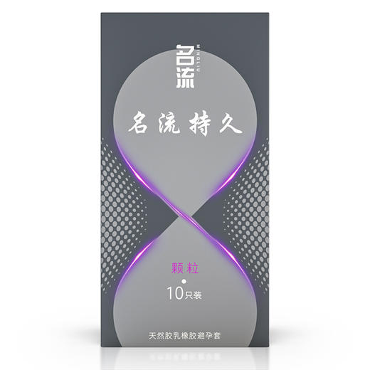 [名流]天然胶乳橡胶避孕套(颗粒型)(胶乳原色) 商品图7