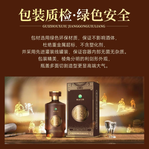 【获贵州省质量协会授牌为官方合作品牌】贵州习酒·匠工九酿 酱香型白酒 53%vol 商品图9
