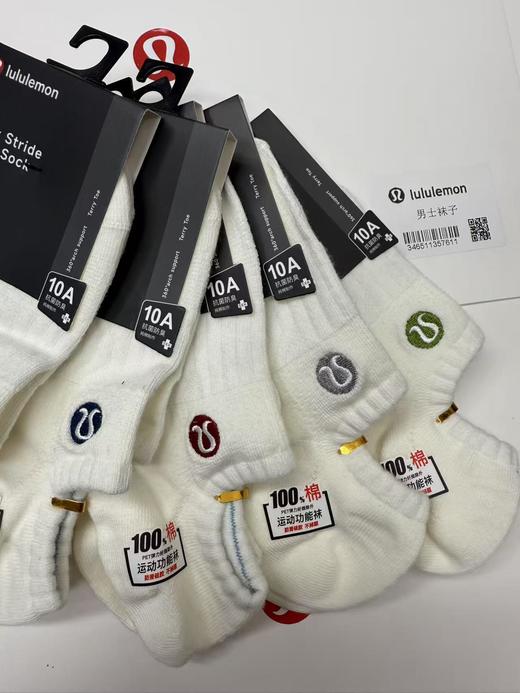 lulu男/女款船袜棉浅口运动隐形夏季复古休闲短袜给你们搞到一批lu纯原船袜 商品图4