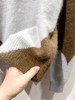 女款拼色圆领长袖针织毛衣 商品缩略图2