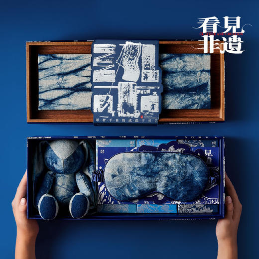 看见非遗 | 中秋礼品糕点茶礼套装 x 非遗扎染「支持定制」 商品图5