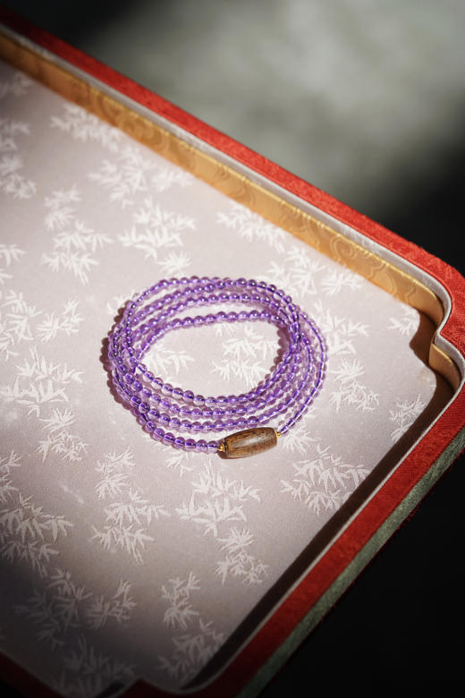 紫水晶沉香手链 商品图10