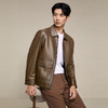 【绵羊皮/擦色皮衣】柒牌真皮皮衣秋冬新款商务休闲时尚外套男装129J70540 商品缩略图1