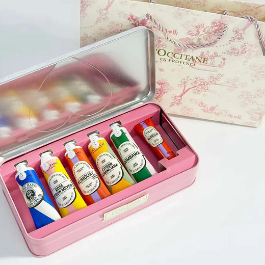 【秋冬香氛手唇护理组合】L'occitane欧舒丹 护手霜唇膏铁盒六件套 商品图4