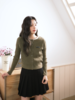 【特惠不退货】诗凡黎圆领针织衫2024秋新款外搭开衫3F8231701 商品缩略图3