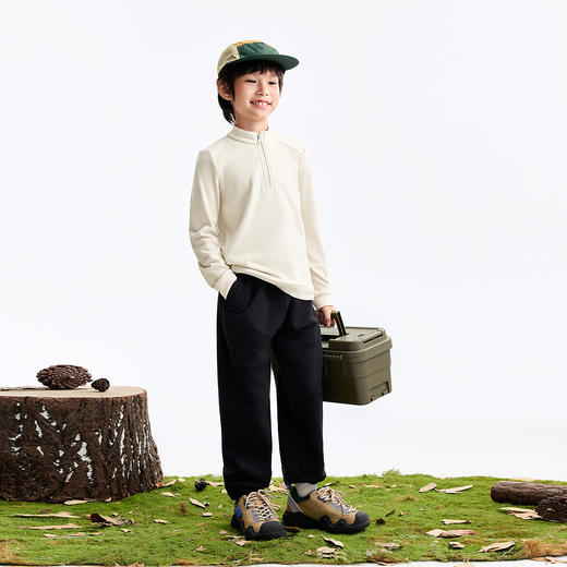 男女童中领长袖针织衫冬季新款安奈儿童装EM541669 商品图5