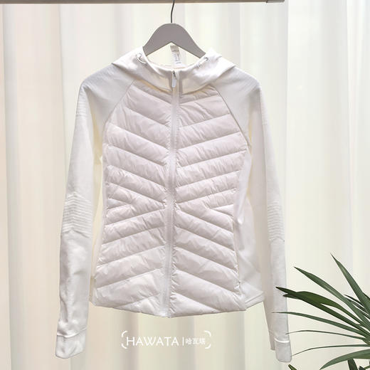 哈瓦塔连帽轻薄修身运动羽绒服 H350154 商品图1