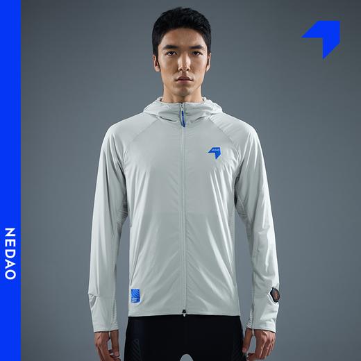 25年新品内道聚能卷带帽软壳越野跑步运动男士保暖吸湿透气跑步长袖外套 商品图3