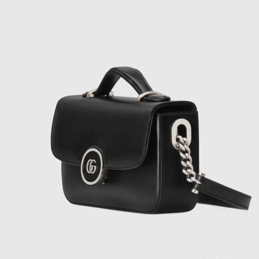8130485341 古驰GUCCI 古驰PetiteGG系列迷你手袋单肩包斜挎包【21x12x5cm】 商品图4