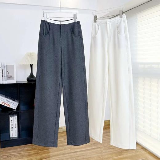 巨高端❗️版型鲨疯了2025秋季新品【铜氨丝羊毛直筒解压西裤】一秒变身超模腰和超模腿⚠️大牌品质！⁮实物直呼哇塞！⁣肤感清爽舒适，⁩轻松去除班味无压力～ 商品图7