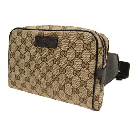 【捡漏超惠秒】Gucci 古驰男女通款 百搭经典帆布牛皮胸包/腰包/单肩包11796 商品图2