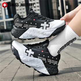 瑞士军工SWISS MILITARY 情侣同款潮流厚底 增高显瘦 耐磨防滑 街头情侣休闲鞋/SM8851