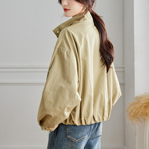 馥迦复古宽松休闲工装夹克外套 商品图5