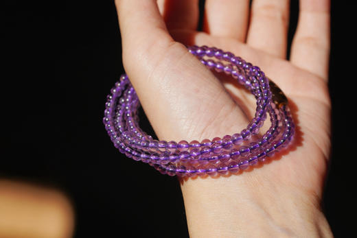 紫水晶沉香手链 商品图12