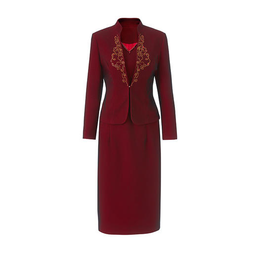 LC 2536旗袍时尚端庄大码两件套裙 商品图4