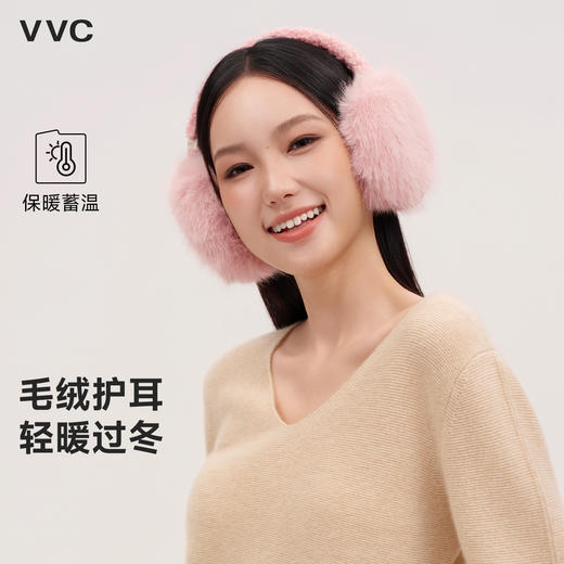 毛绒耳罩保暖护耳朵耳捂子可折叠骑行防风防冻耳套vvc 商品图5