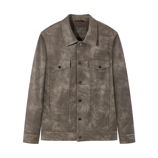 【绵羊皮/工装】柒牌真皮皮衣秋冬新款中青年时尚商务休闲外套129J70430 商品图4