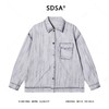 56152SDSA男士秋冬新款痞帅男装韩系扎染做旧衬衫外套翻领百搭时尚夹克 商品缩略图1