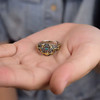 藏式纯银立体金翅大鹏鸟戒指男女款复古指环民族风高级感精致时尚 商品缩略图3