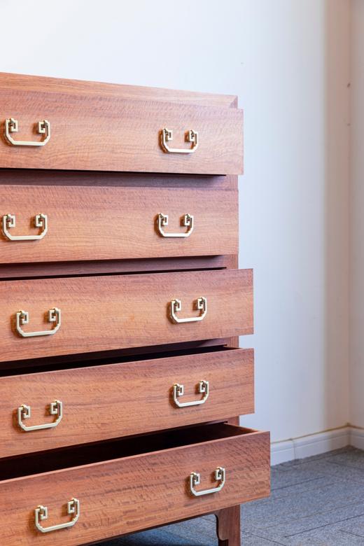 红桥红 | 家具严选  缅甸花梨（大果紫檀）【105四面平五斗柜】 商品图4