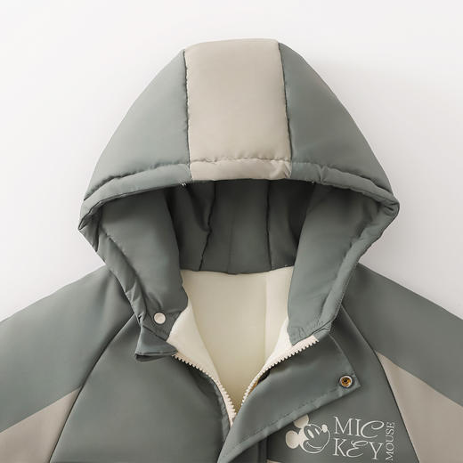 迪士尼童装男童夹棉外套冬季保暖中大童男孩宝宝潮搭棉衣棉袄ZD4ES006
 商品图14