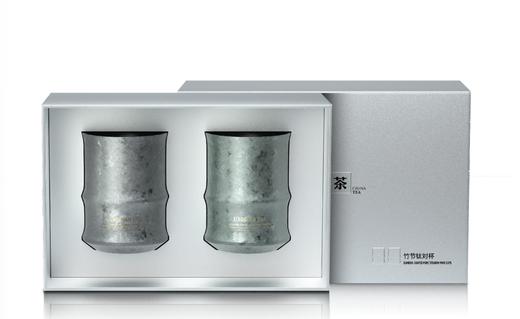 小罐茶·竹节钛对杯 商品图0