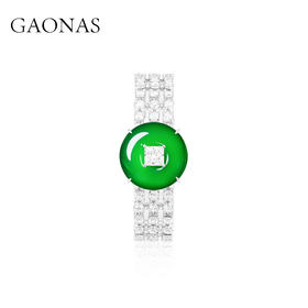 GAONAS  四方和美 中式臻奢绿平安手链11556SG