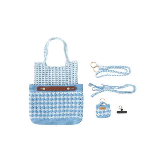 苏苏姐家昕柔多用通勤包手工diy编织钩针包包毛线团自制材料包 商品图4