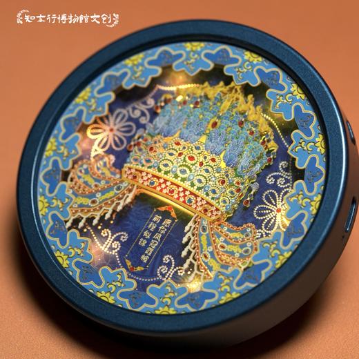 国博九龙九凤冠夜灯冰箱贴纸雕工艺国风文创礼品教师节礼物 商品图0