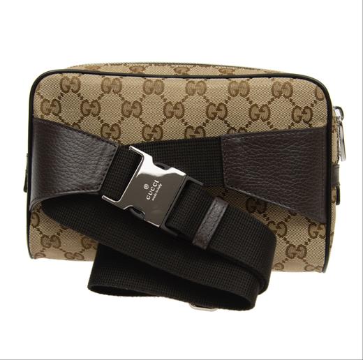 【捡漏超惠秒】Gucci 古驰男女通款 百搭经典帆布牛皮胸包/腰包/单肩包11796 商品图3