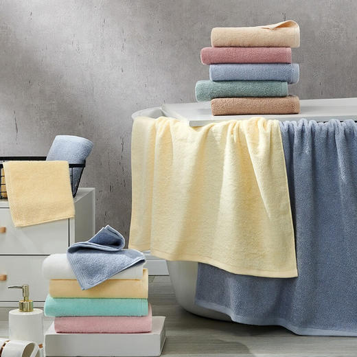 洁玉 甄柔毛巾 颜色随机（GJ） 双条装礼盒（毛巾2条） 商品图1