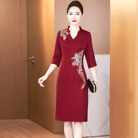 LC 2532优雅妈妈装显大气有气质礼服裙