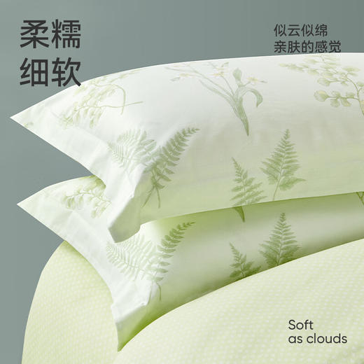 洁玉 密境花园柔软亲肤印花四件套 商品图4