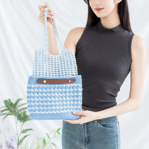 苏苏姐家昕柔多用通勤包手工diy编织钩针包包毛线团自制材料包 商品图1